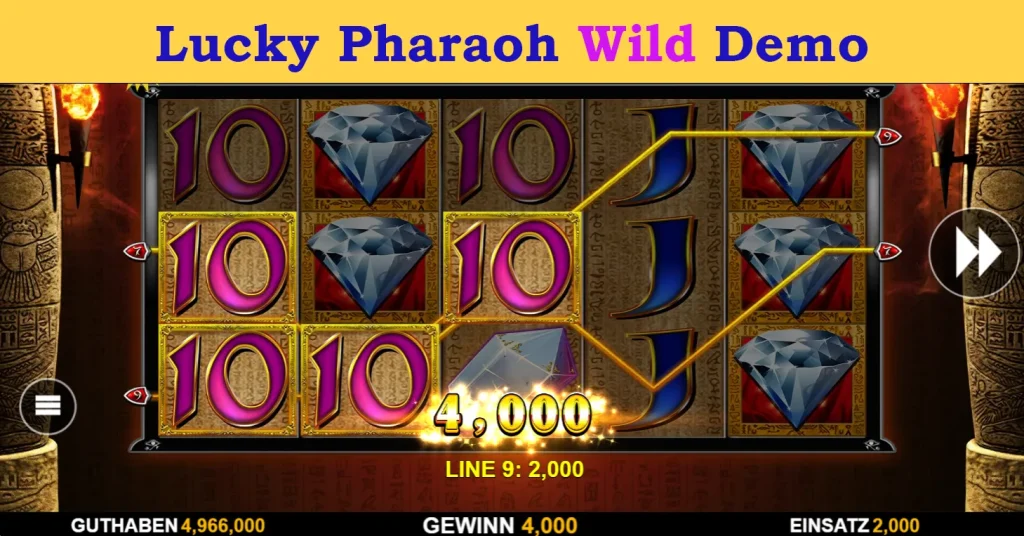 lucky pharaoh wild demo