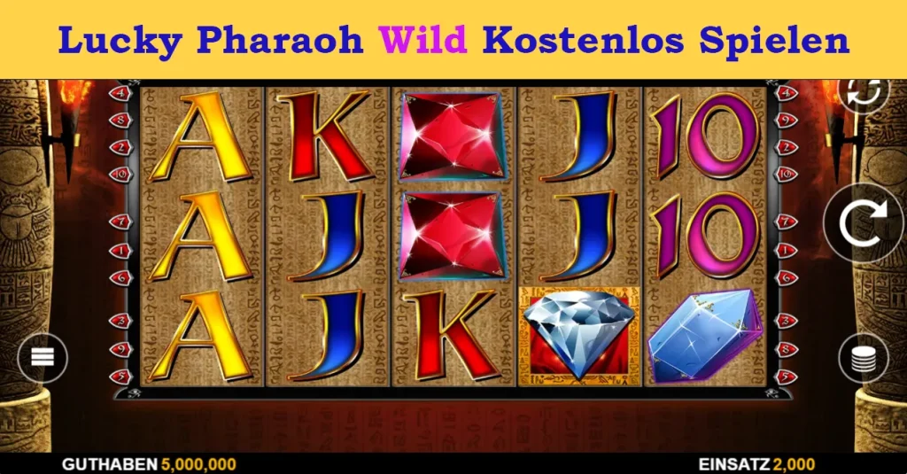 lucky pharaoh wild kostenlos spielen