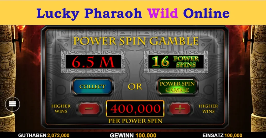 lucky pharaoh wild online