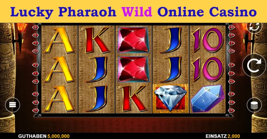 lucky pharaoh wild online casino