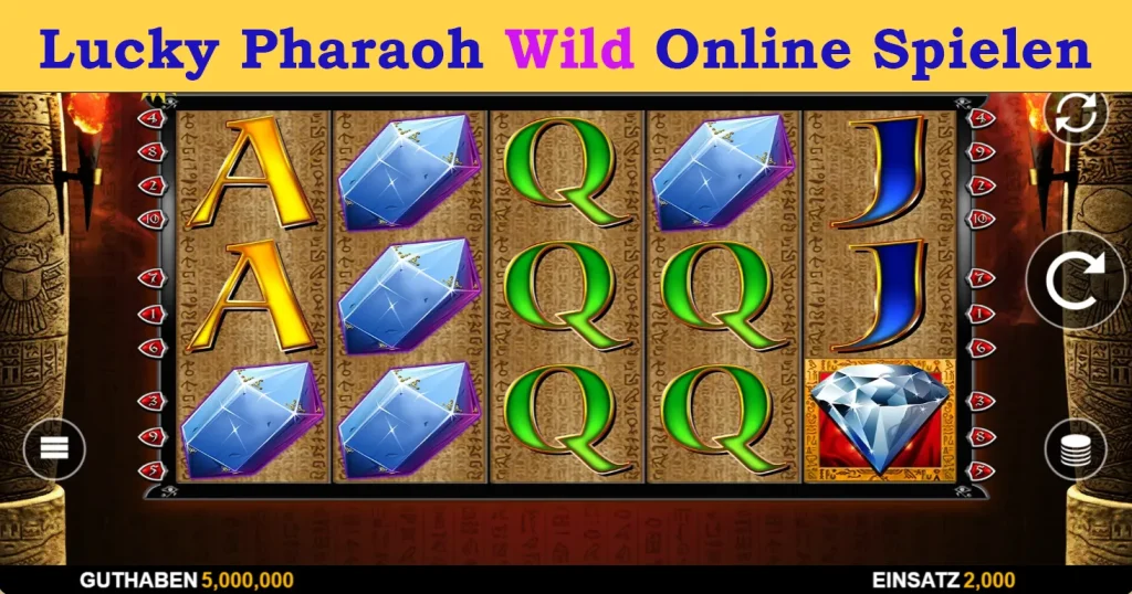 lucky pharaoh wild online spielen